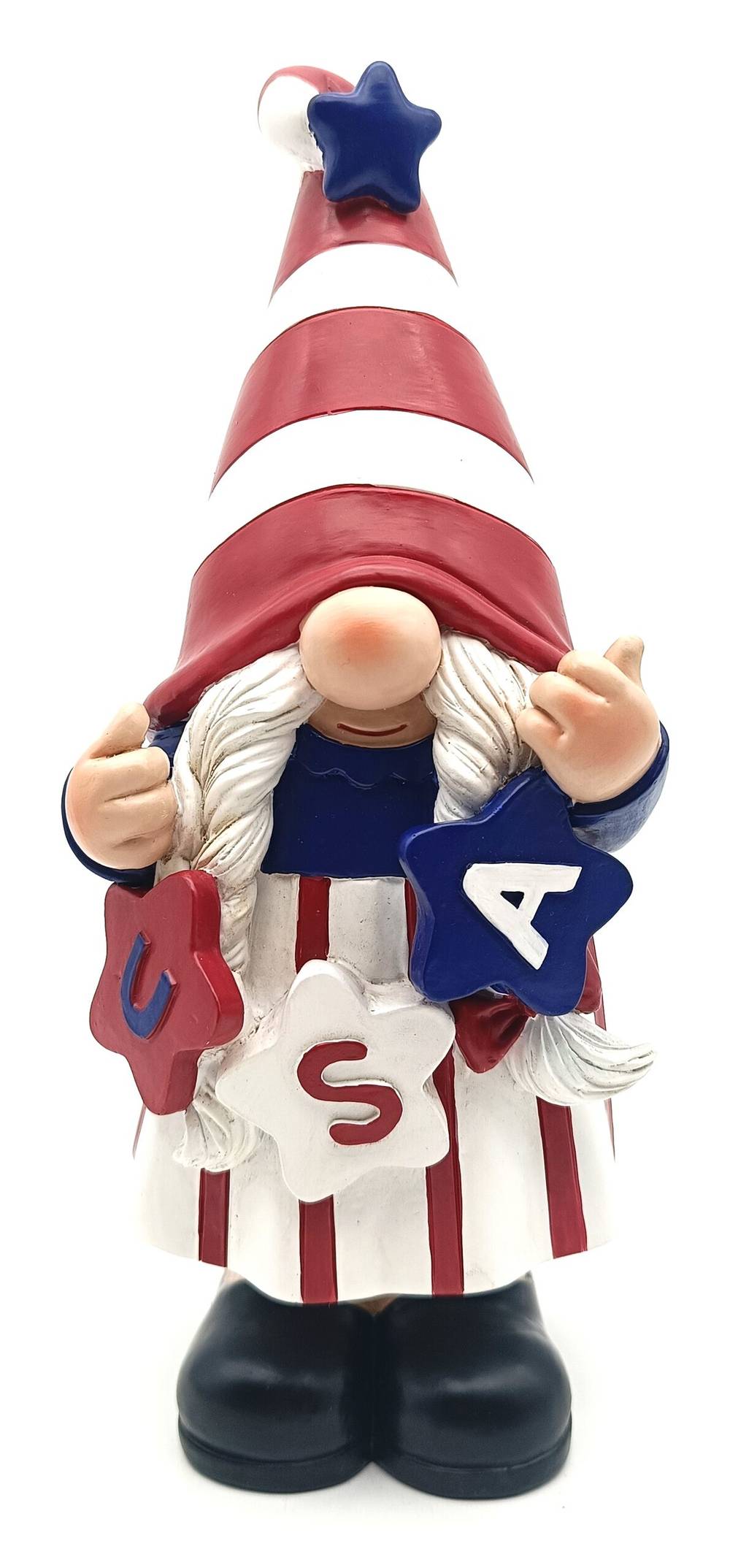 Holiday Living Polyresin Indoor Figurine Sculpture Gnome 4th of July Decor | 88O1302A