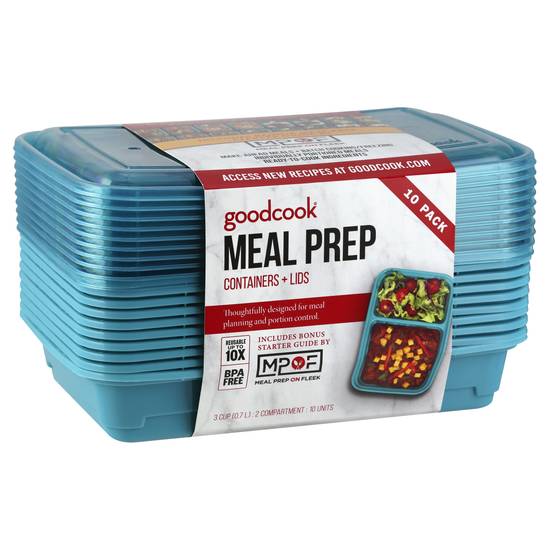 Goodcook Meal Prep Containers Lids (10 ct)