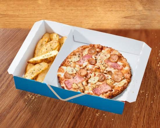 ピザBENTO ガーリック・マスター（サイド付き） Pizza BENTO Garlic Master (with Side)