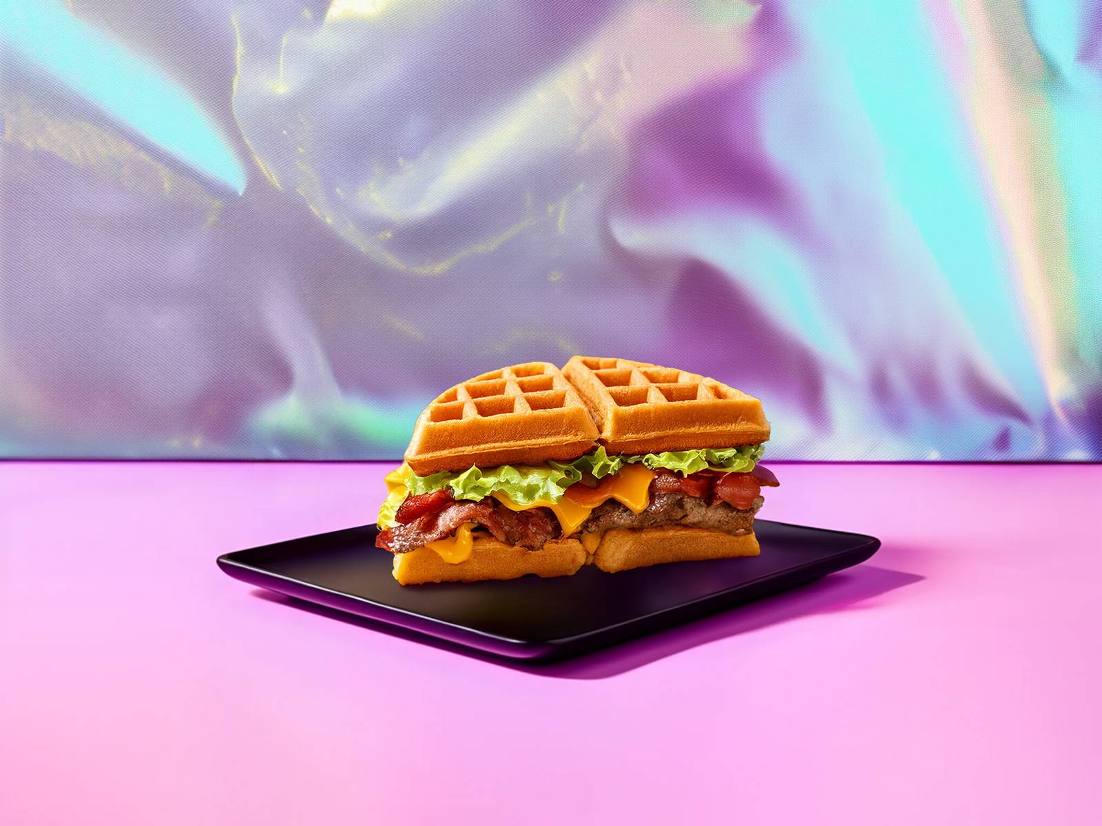 🍔 🥓 Bacon Waffle Burger 🥓 🍔