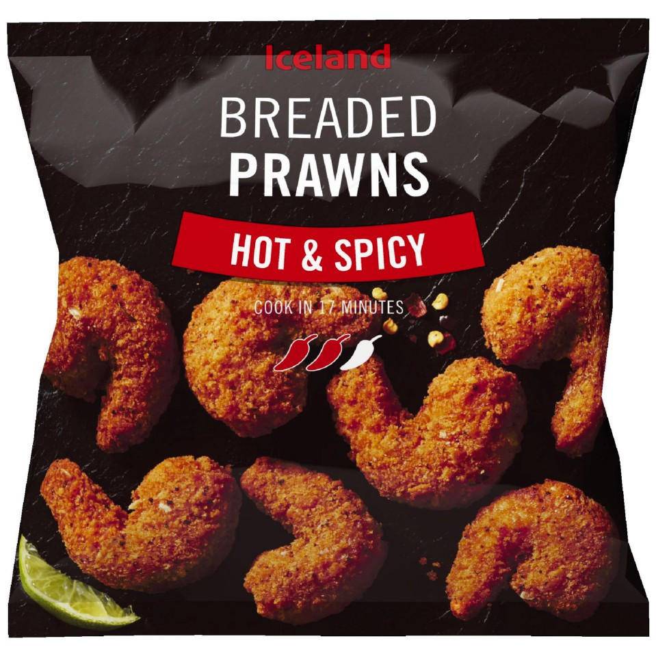 Iceland Hot and Spicy Breaded Prawns 290g