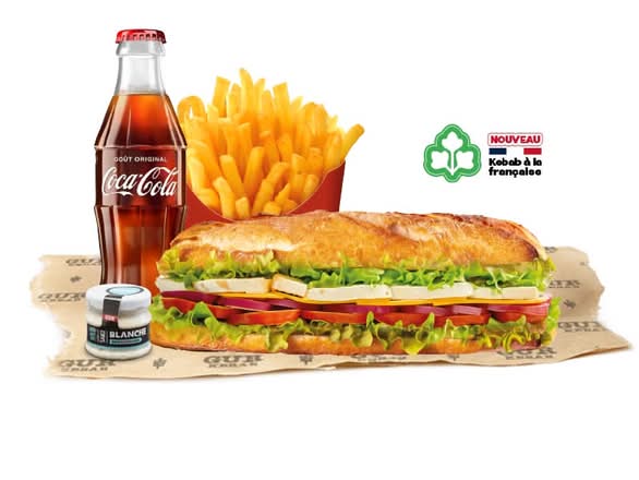 Menu GUR BAGUETTE VÉGÉ
