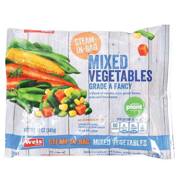 Weis Mixed Vegetables Steam-In-Bag (12 oz)