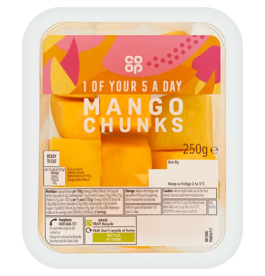 Co-op Mango Chunks (250g)