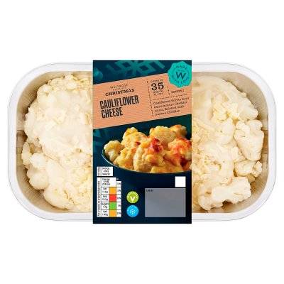 Waitrose & Partners Side Dish Cauliflower Cheese with Extra Mature Cheddar Cheese