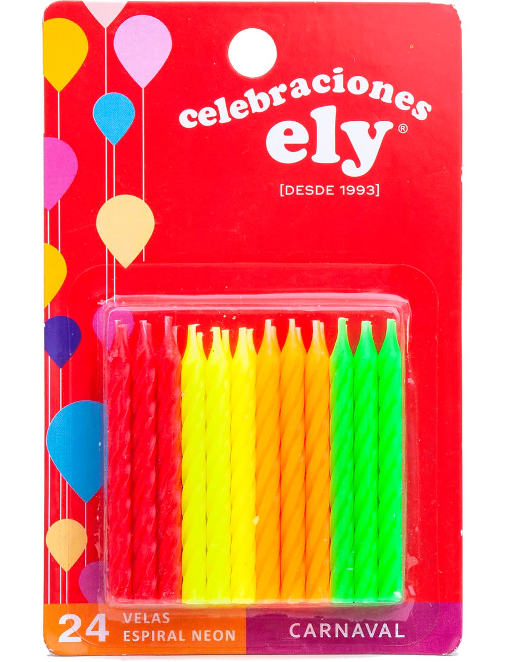 ely · Velas para cumpleaños (24 un)