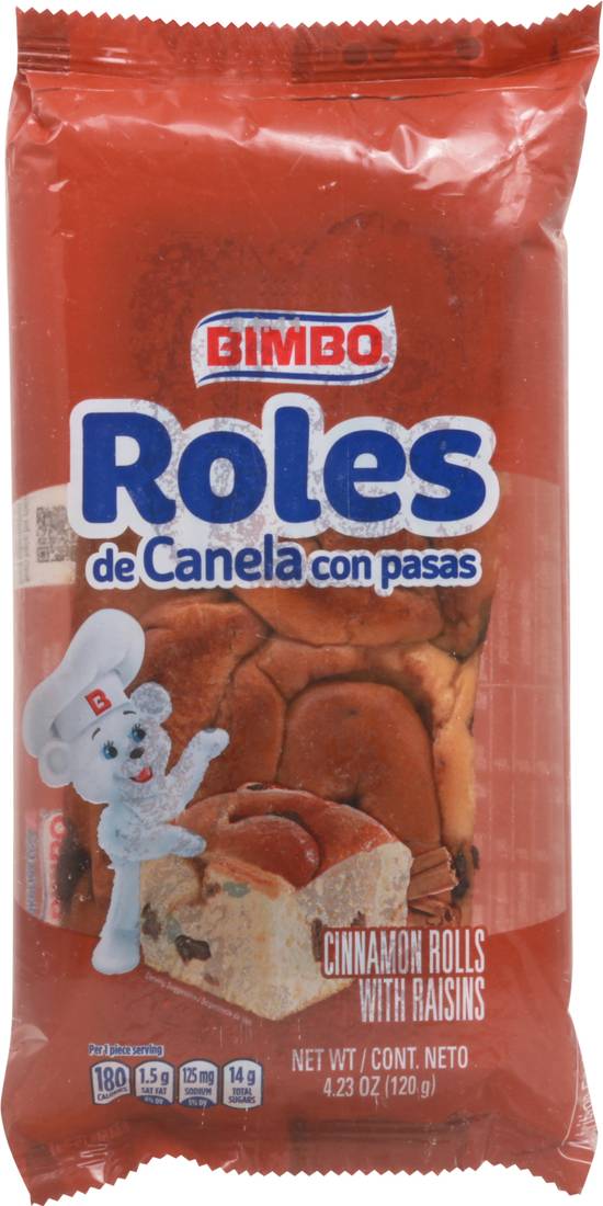 Bimbo Raisins Cinnamon Rolls