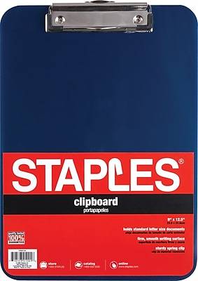 Staples Plastic Clipboard