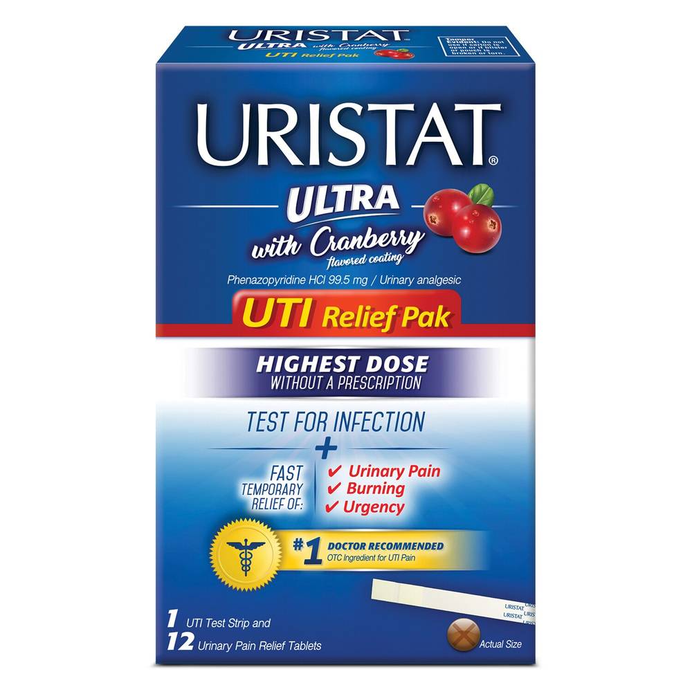 Uristat Ultra Uti Relief pack For Men and Women (12 ct)