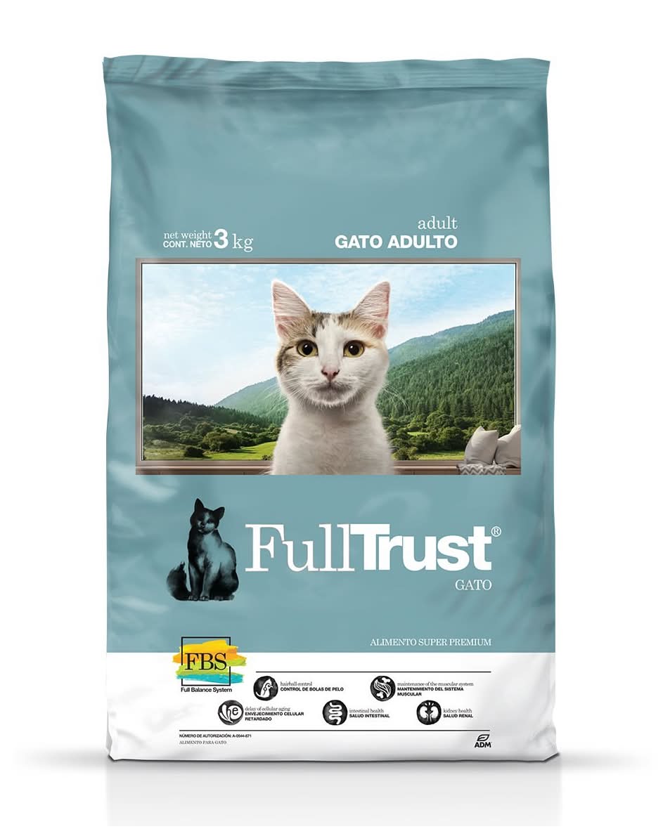 FullTrust · Alimento super premium para gatos, Adulto (3 kg)