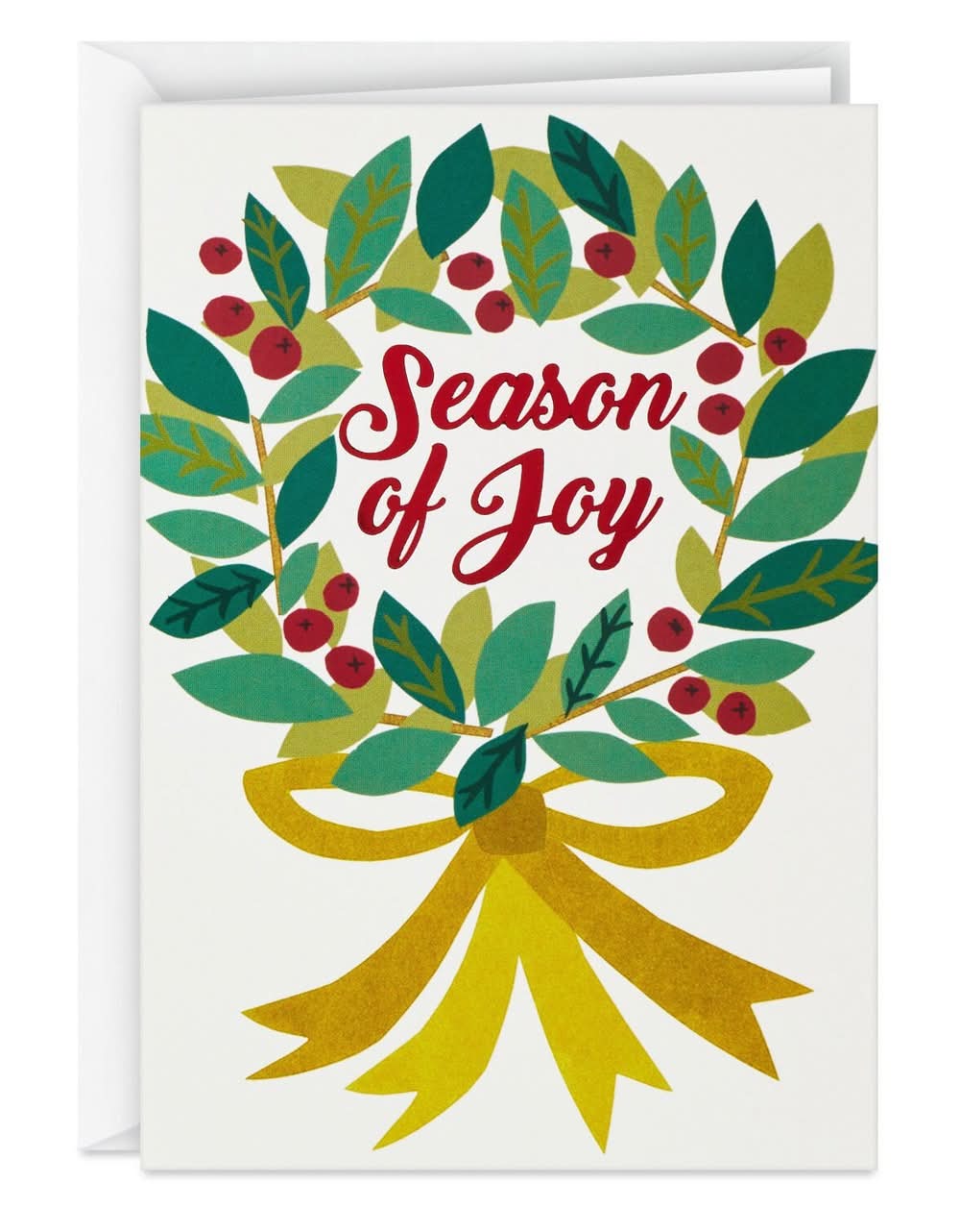 Hallmark Season Of Joy Boxed Christmas Cards Holly Berries B18 (16 ct)