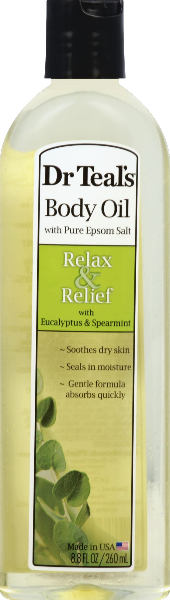 Dr Teal's Relax & Relief With Eucalyptus & Spearmint Body Oil (8.8 fl oz)
