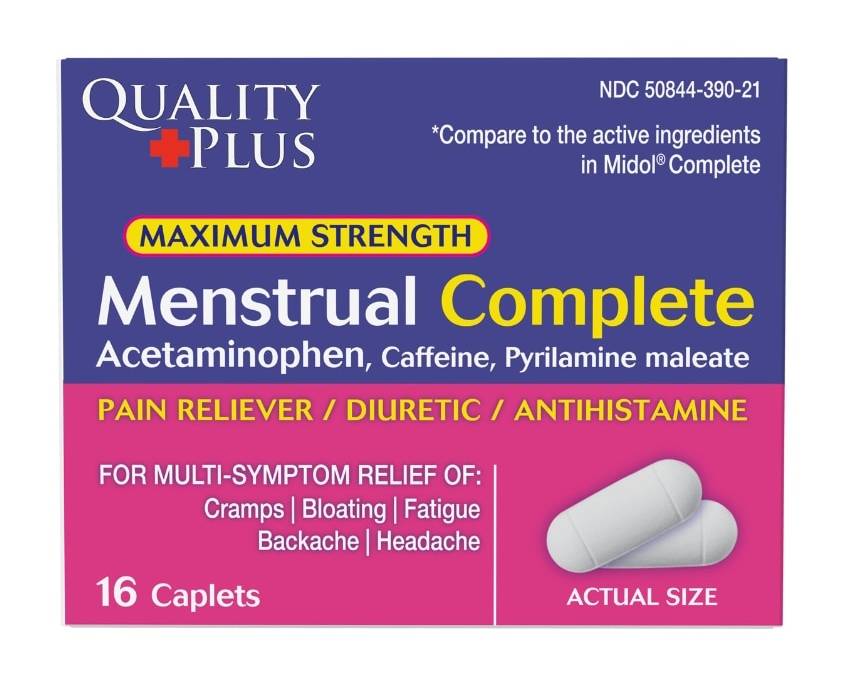 Quality Plus Maximum Strength Menstrual Relief (16 ct)