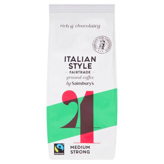 Sainsbury's Fairtrade Italian Style Coffee,  Strength 4 227g