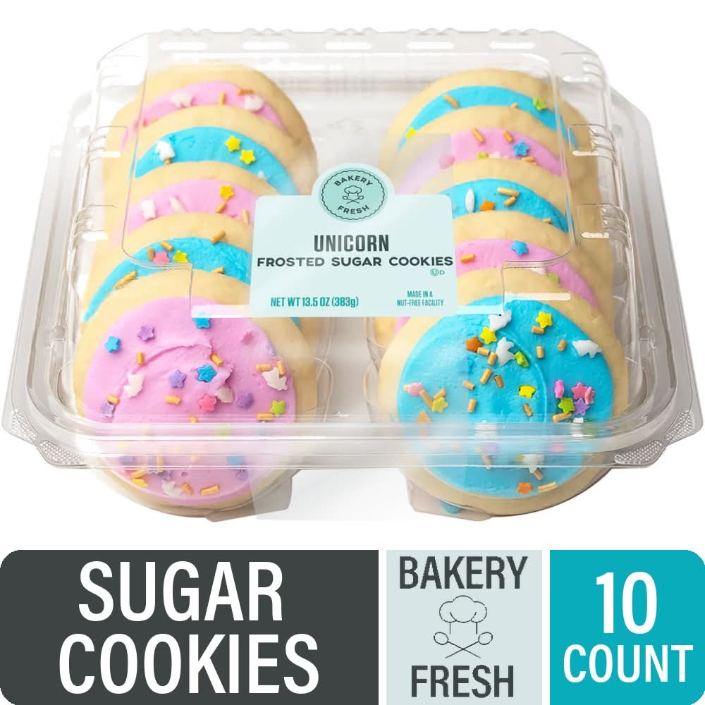 Bakery Fresh Unicorn Frosted Sugar Cookies