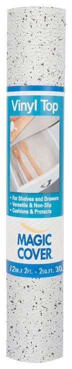 Magic Cover Vinyl Top Shelf Liner, 12in x 2ft