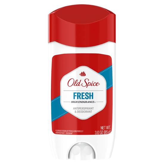 Old Spice High Endurance Fresh Scent Invisible Solid Antiperspirant and Deodorant for Men, 3.0 oz