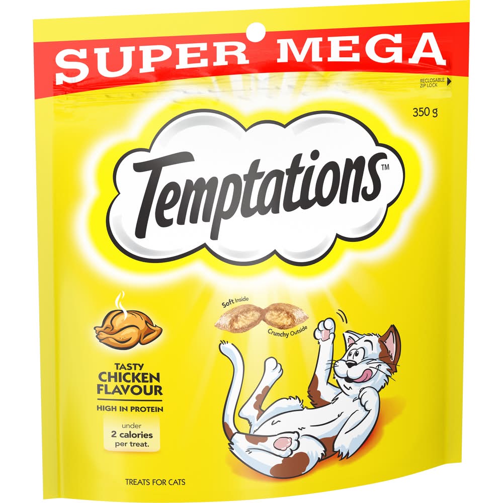 Temptations Treats For Cats Super Mega pack, Chicken (350g)