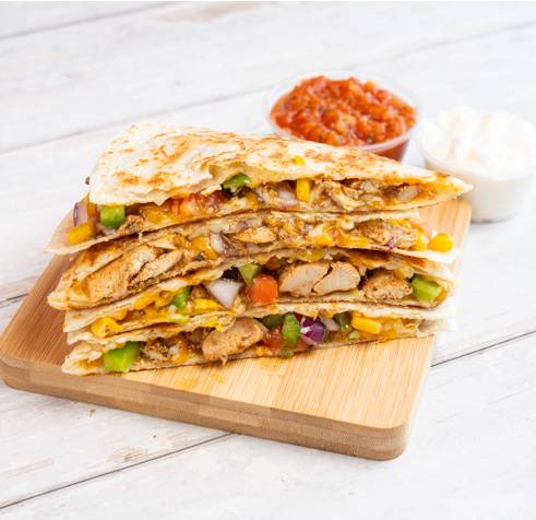 Quesadilla au Poulet Jerk