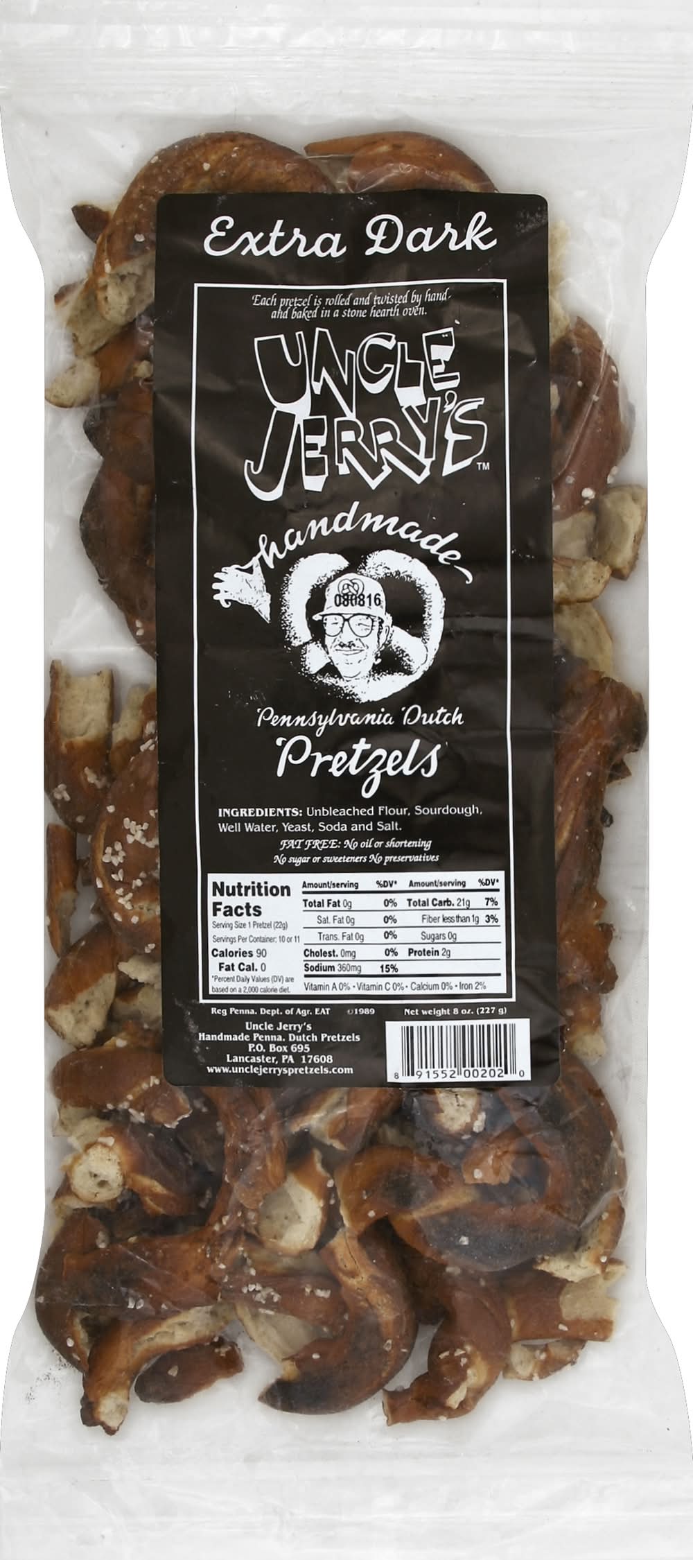 Uncle Jerry's Extra Dark Pretzels (8 oz)