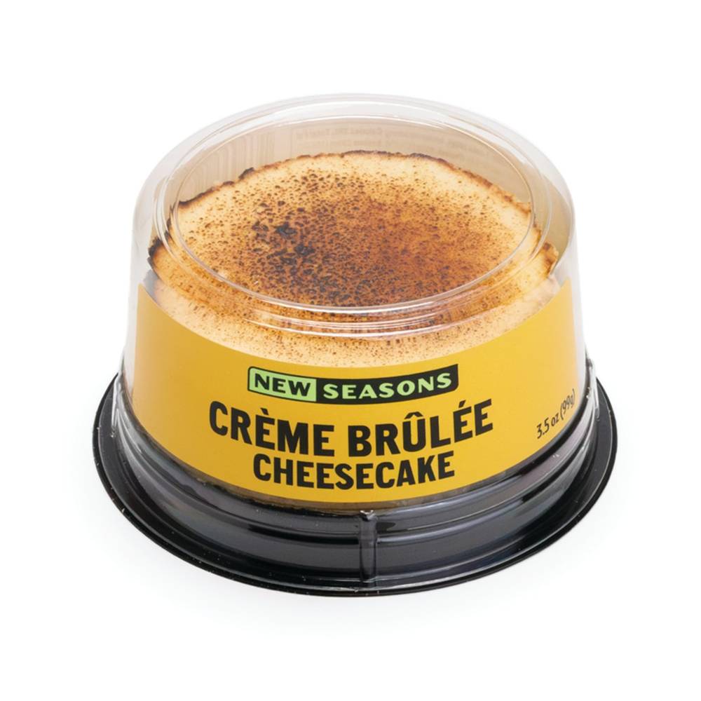 New Seasons Market Creme Brulee Cheesecake (3.5 oz)