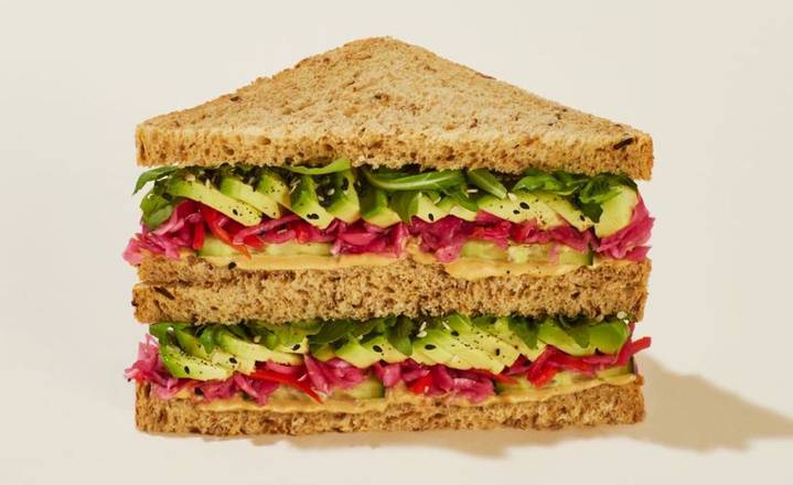 Rainbow Veggie Sandwich