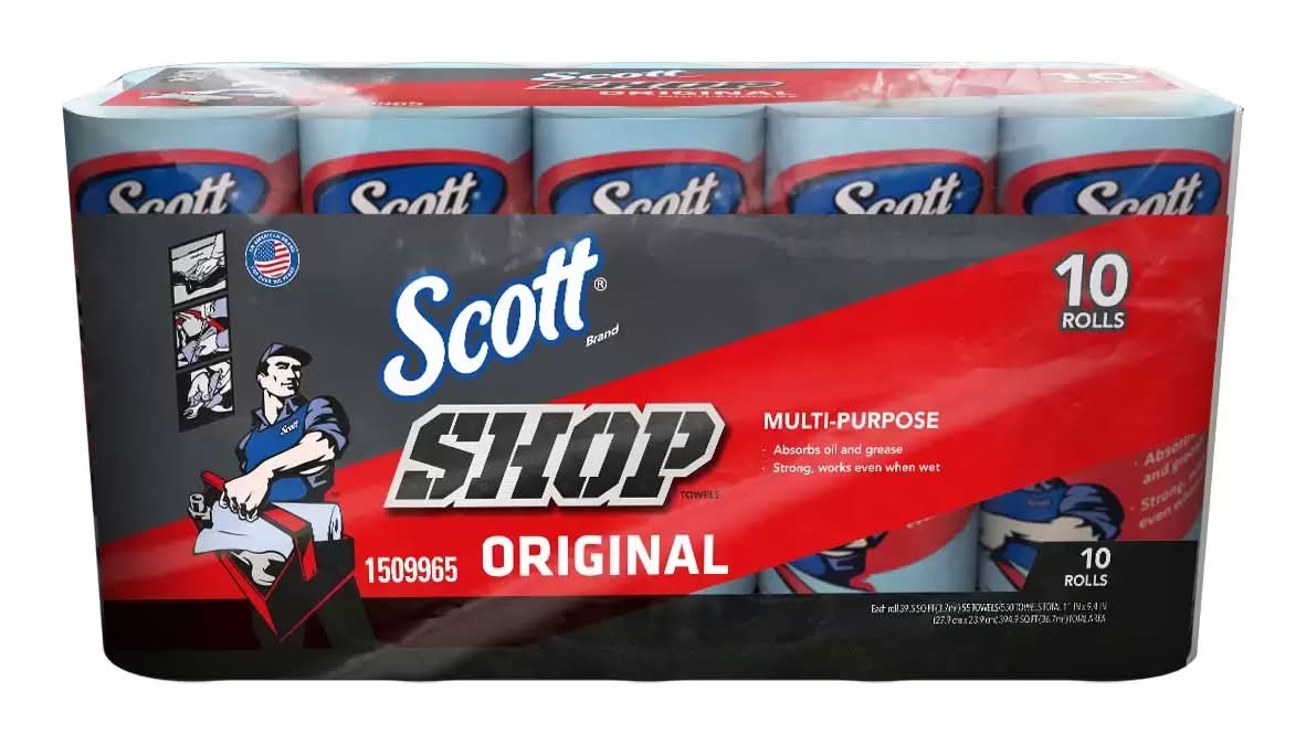 Scott · Toallas absorbentes multiusos (10 un)