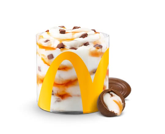 Regular Cadbury Crème Egg McFlurry [630.0 Cals]
