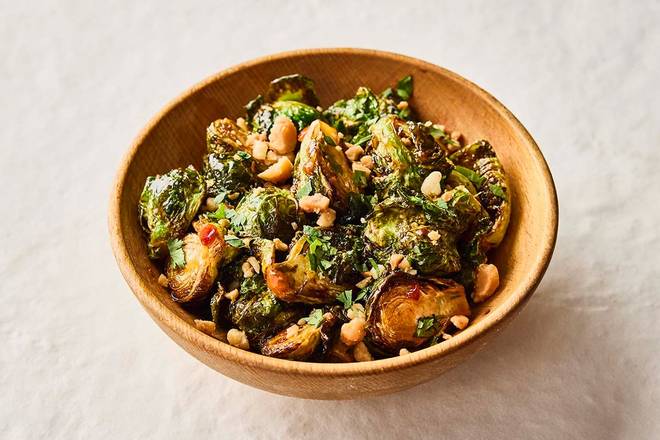 New! Kung Pao Brussels Sprouts