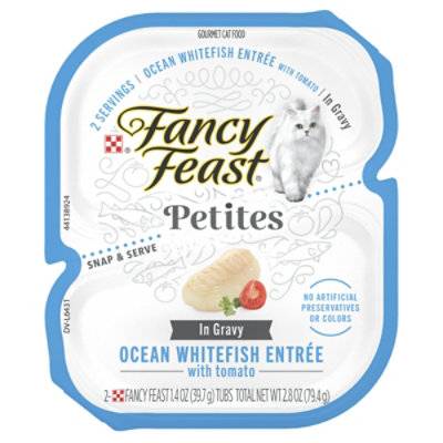 Fancy Feast Petites Ocean Whitefish In Gravy Wet Cat Food - 2.8 Oz