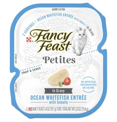 Fancy Feast Petites Ocean Whitefish In Gravy Wet Cat Food - 2.8 Oz