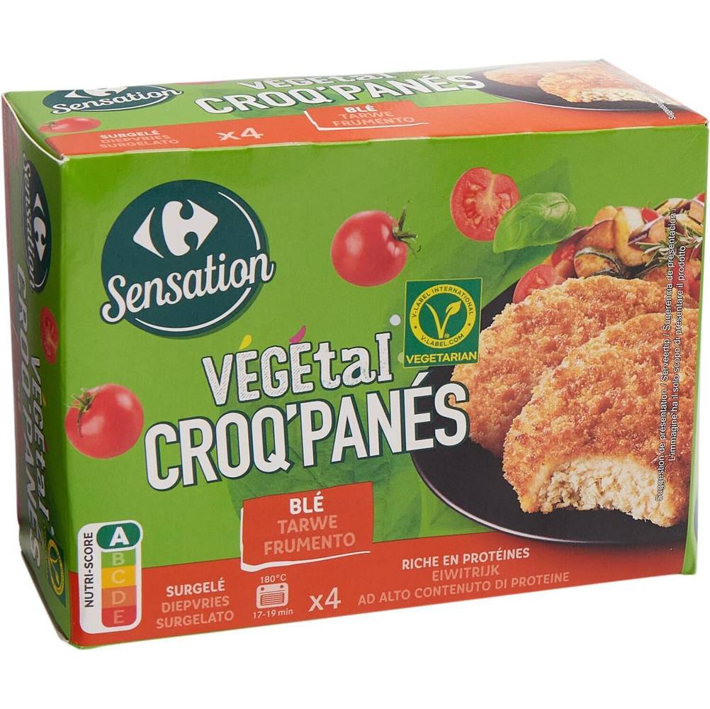 Carrefour Sensation - Végétal panés de blé (400g)