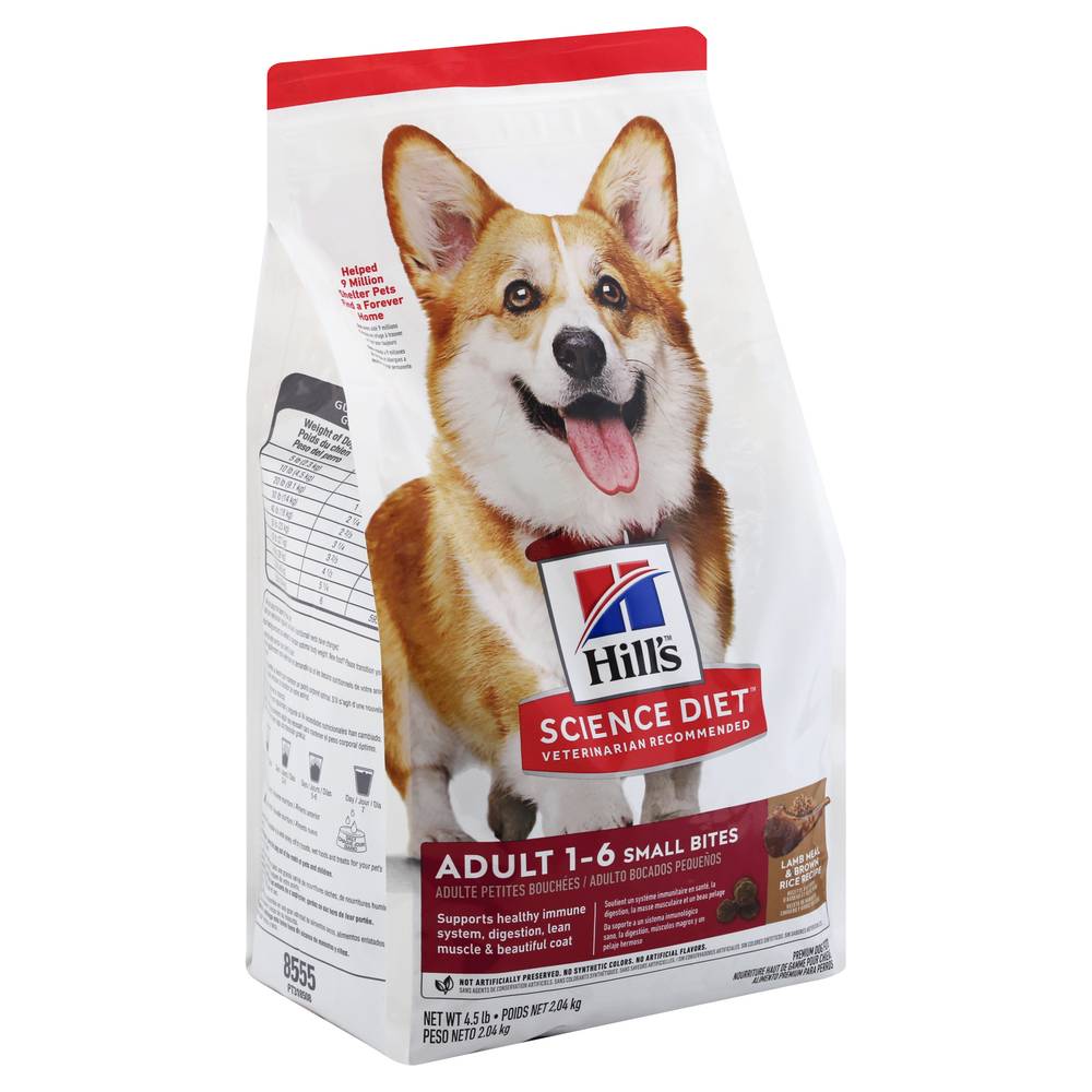 Hill's Science Diet Lamb Meal & Brown Rice Recipe Small Bites Adult Dog Food (4.5 lbs)