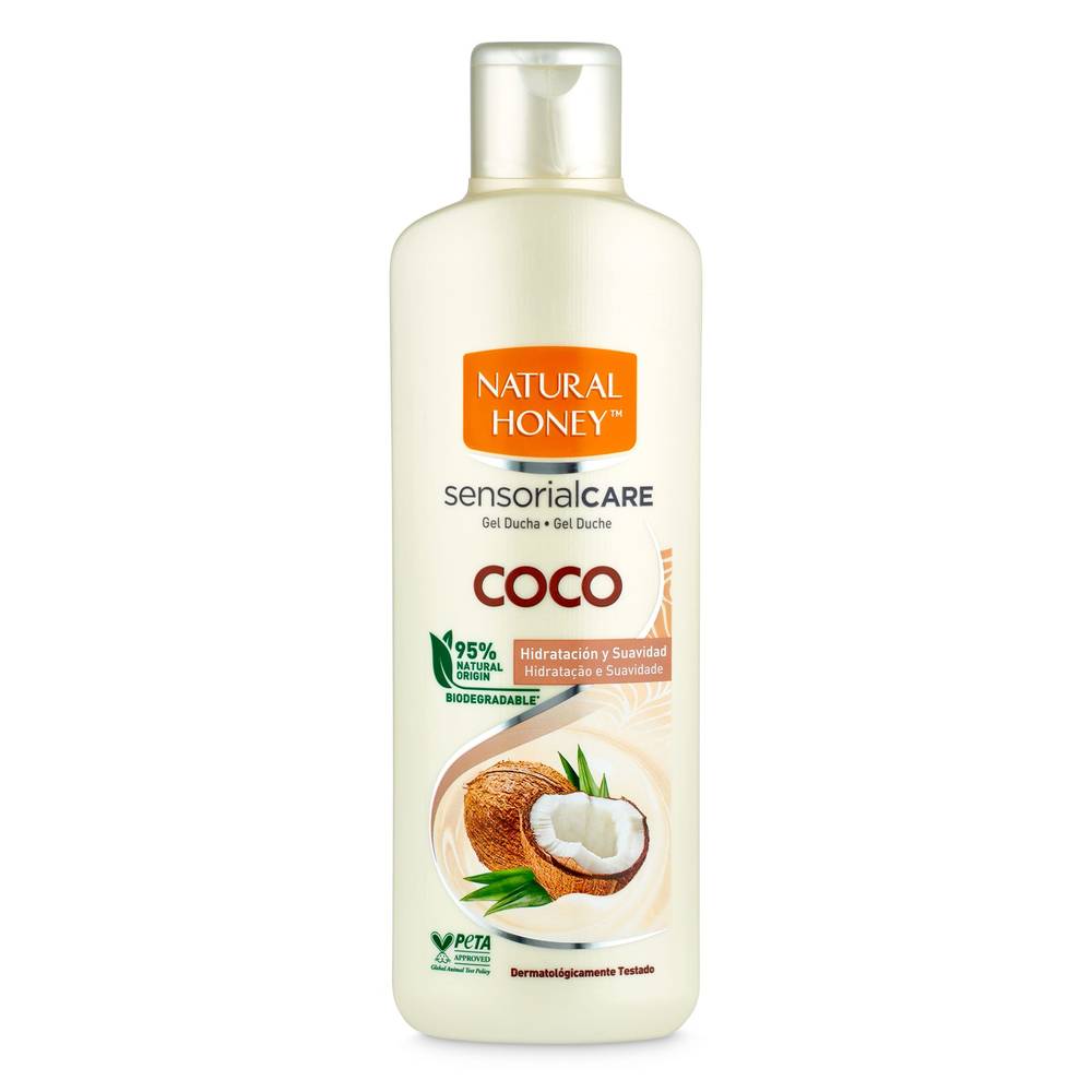 Gel De Ducha Coco Natural Honey Botella 600 Ml