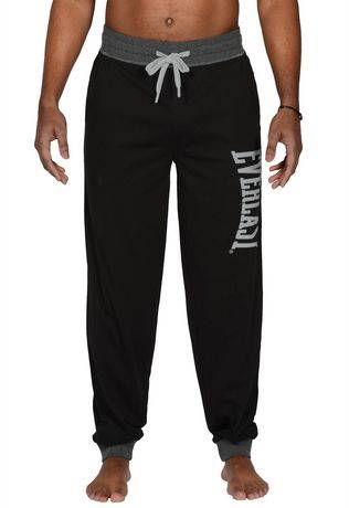 Everlast Lounge and Casual Men's Joggers Pants, L, Black