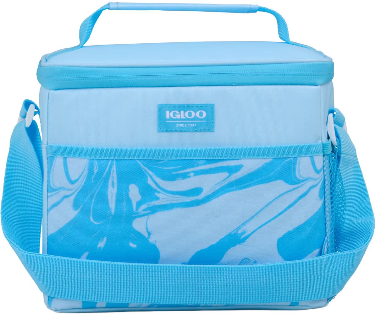 Igloo Vantage Square 12 Can Cooler (Powder Blue Marble)