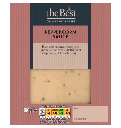 Morrisons The Best Peppercorn Sauce (180g)