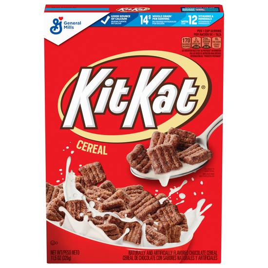 Kit Kat Breakfast Cereal Made With Whole Grain (chocolate cereal)