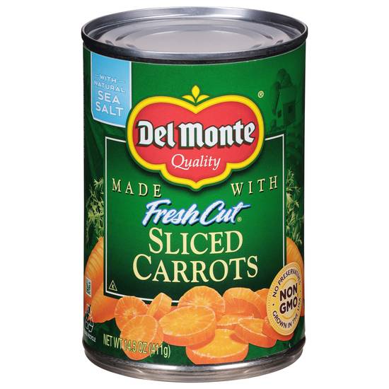 Del Monte Fresh Cut Sliced Carrots With Natural Sea Salt