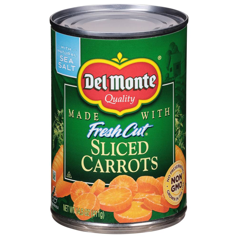 Del Monte Fresh Cut Sliced Carrots With Natural Sea Salt (14.5 oz)