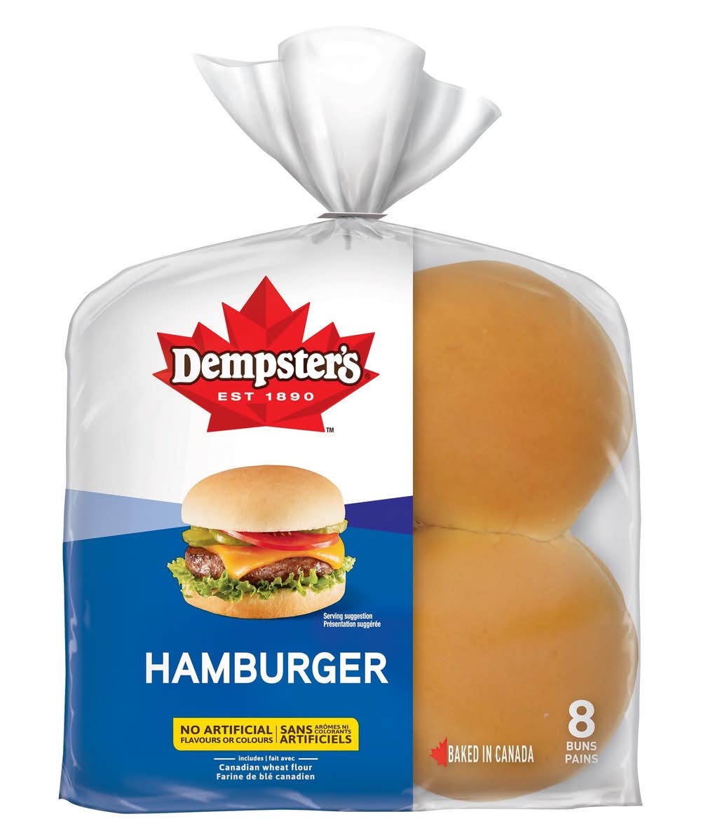 Dempster's hamburger pains - hamburger buns (8 unités)
