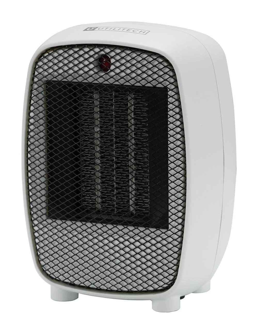 Utilitech 500 -Watt Ceramic Compact personal Indoor Electric Space Heater