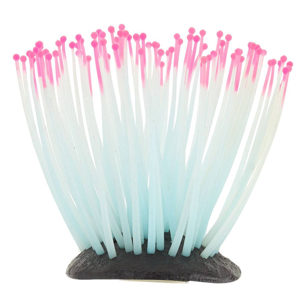 Top Fin® Glowing Pink Tip Anemone Aquarium Ornament (Color: Assorted)