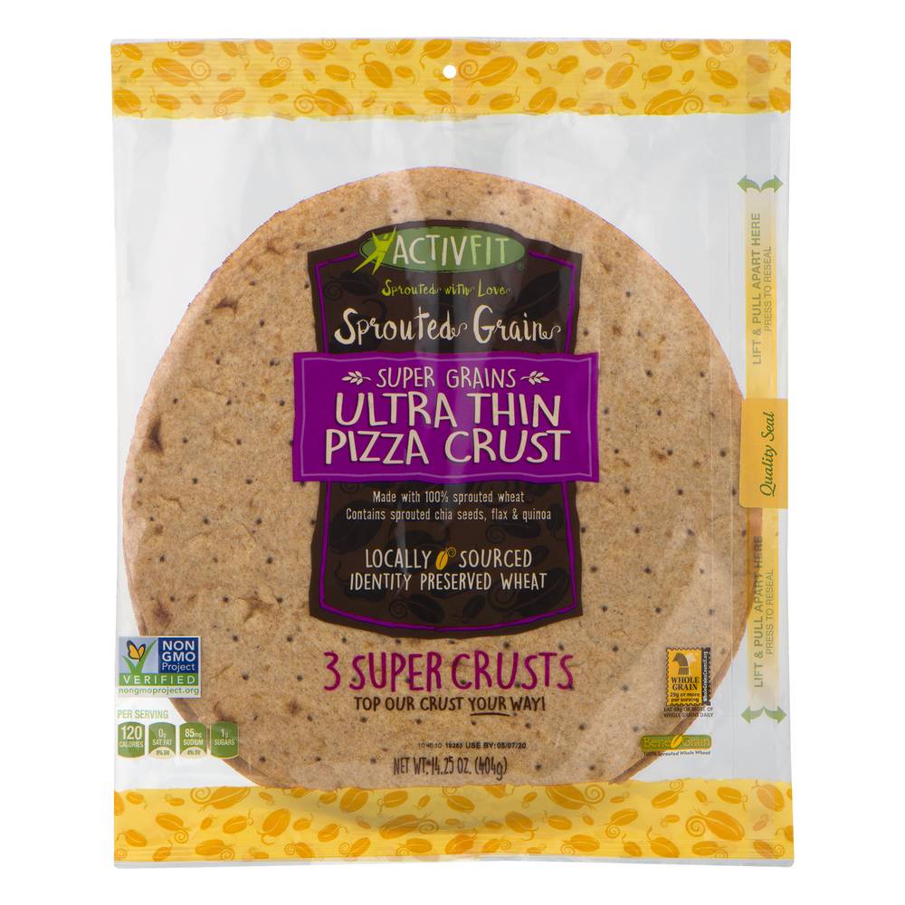 Activfit Ultra Thin Pizza Crust (3 ct)