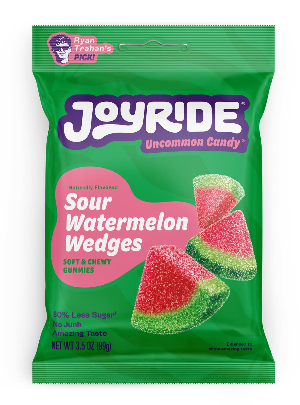 Joyride Soft & Chewy Sour Gummy Wedges, Watermelon (3.5 oz)