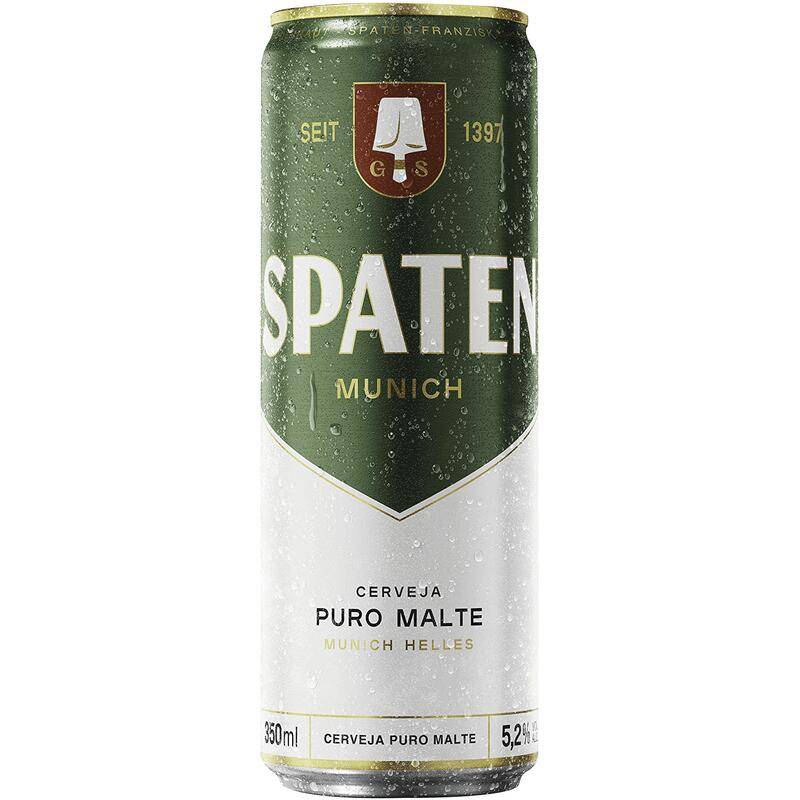 Spaten cerveja puro malte munich helles (350 ml)