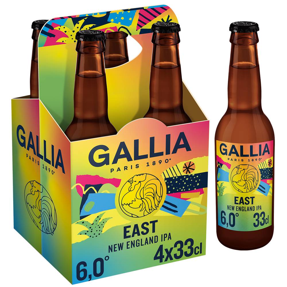 Gallia - Bière blonde (4 x 330ml)