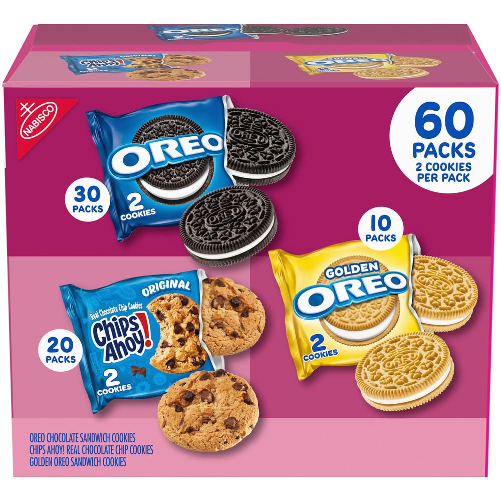 Nabisco Assorted Cookies (46.6 oz, 60 ct)