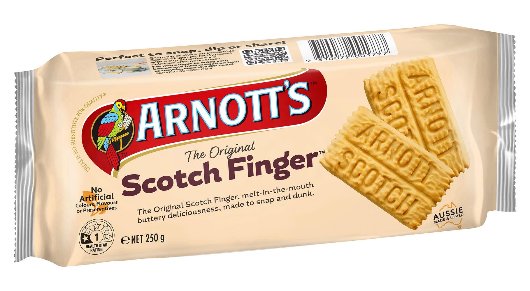 Arnott's The Scotch Finger Biscuits, Original (250g)