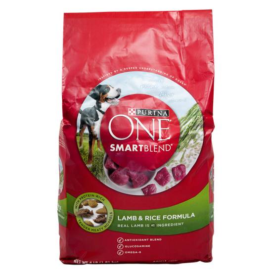Purina One Lamb & Rice Formula Dog Food 4lb
